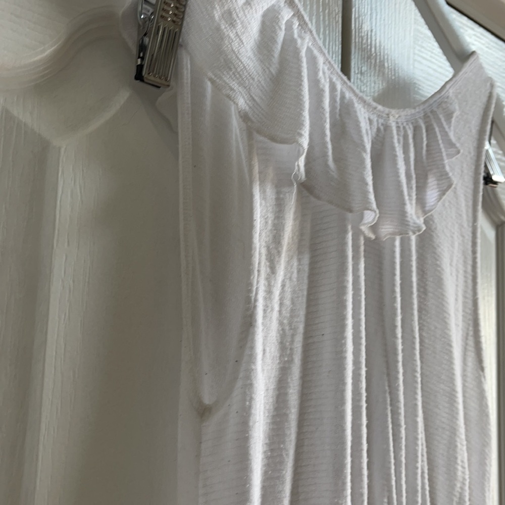 FREE PEOPLE Float Away Asymmetrical Ruffle Tank - Picture 12 of 15